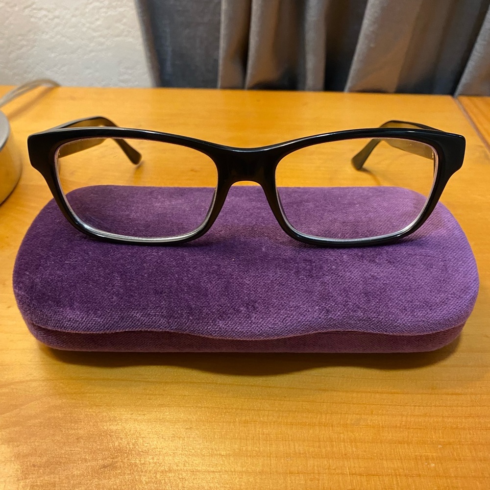 Gucci Black Unisex Eyeglasses Frames - Picture 2 of 11